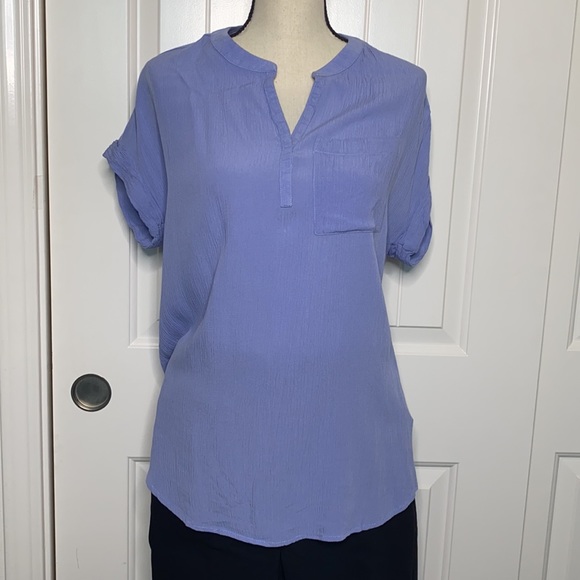 BeachLunchLounge lavender v neck blouse - Picture 8 of 12